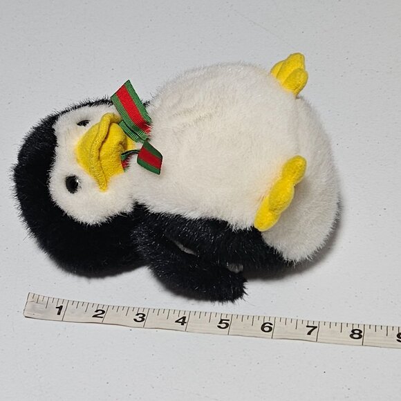 The Scarborough Collection Penguin 8 Inch Bowtie Bird Plush Stuffed Animal Toy - Picture 6 of 6